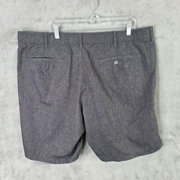 Mens Swiss Tech Gray Golf Shorts Quick Dry 100% Polyester 10" Inseam Size 44 - Picture 6 of 10